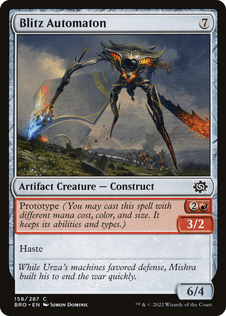 Blitz Automaton [The Brothers' War] Foil