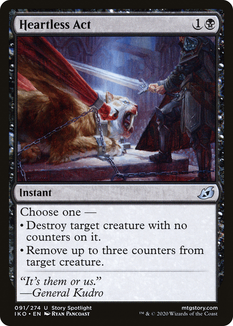 Heartless Act [Ikoria: Lair of Behemoths] Foil