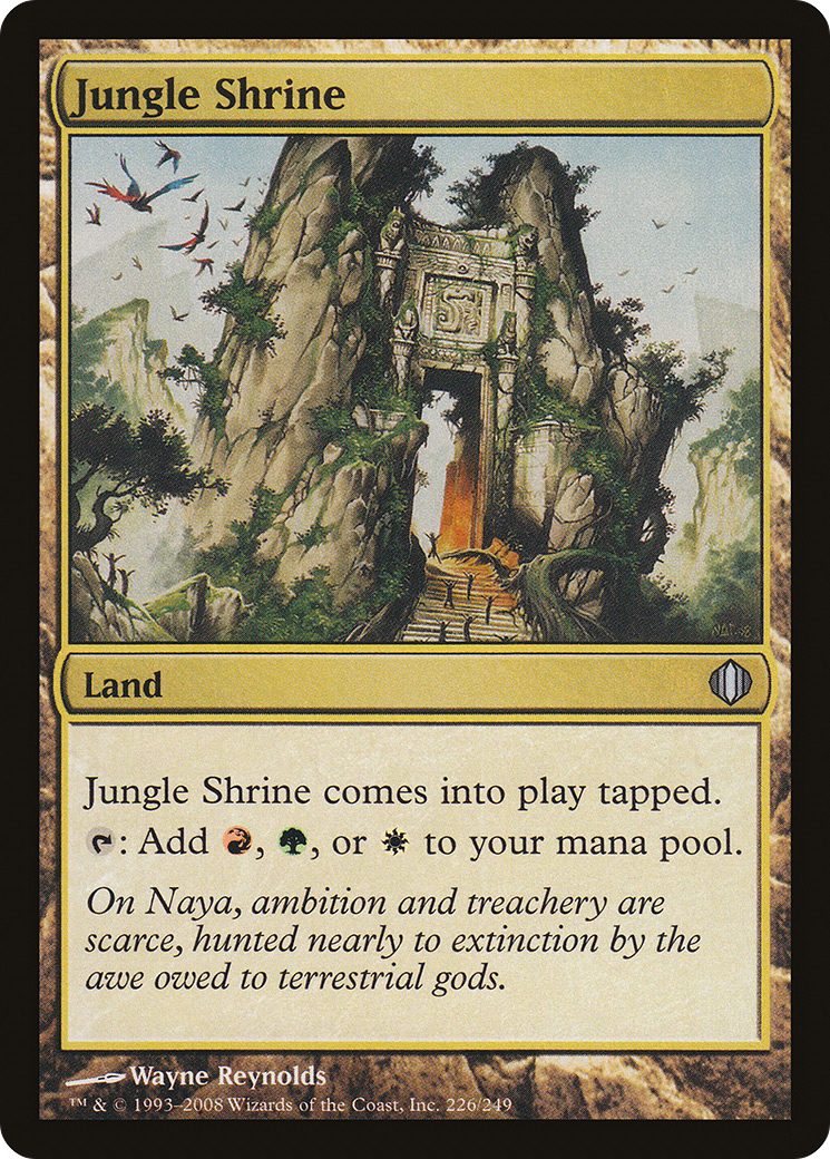 Jungle Shrine [Shards of Alara] Foil