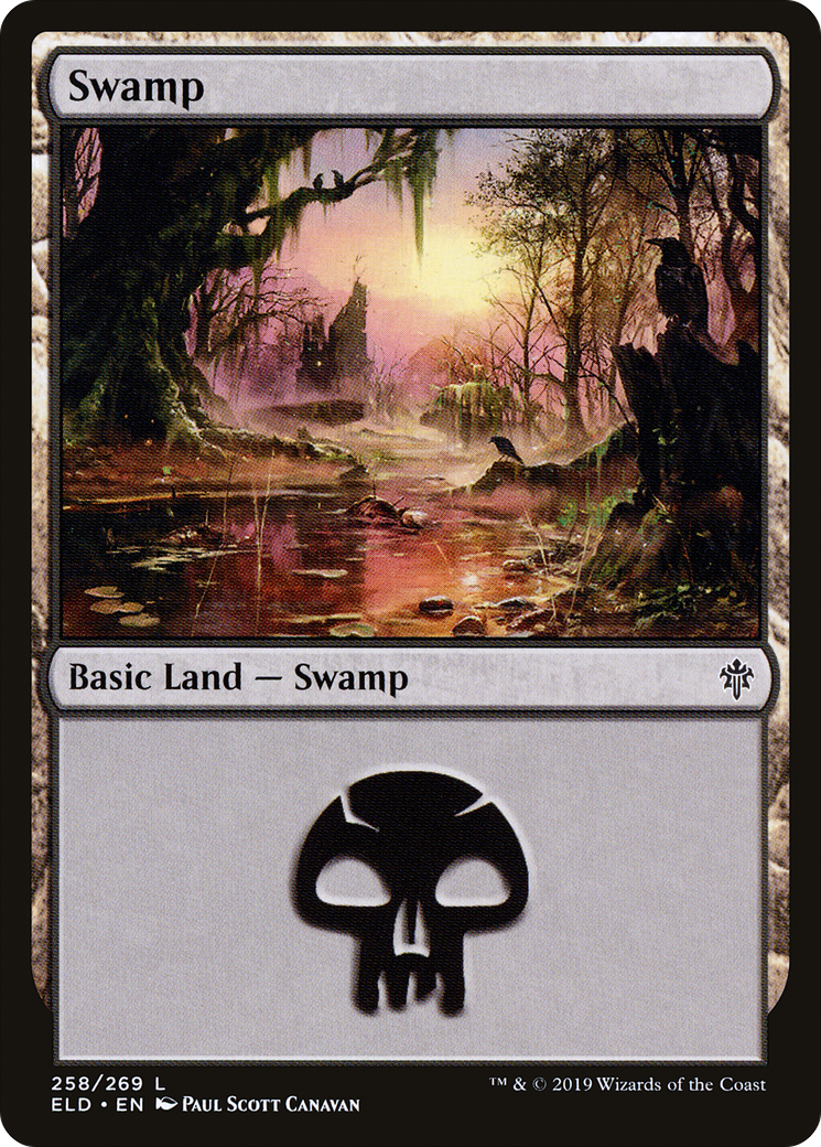 Swamp (258) [Throne of Eldraine] Foil