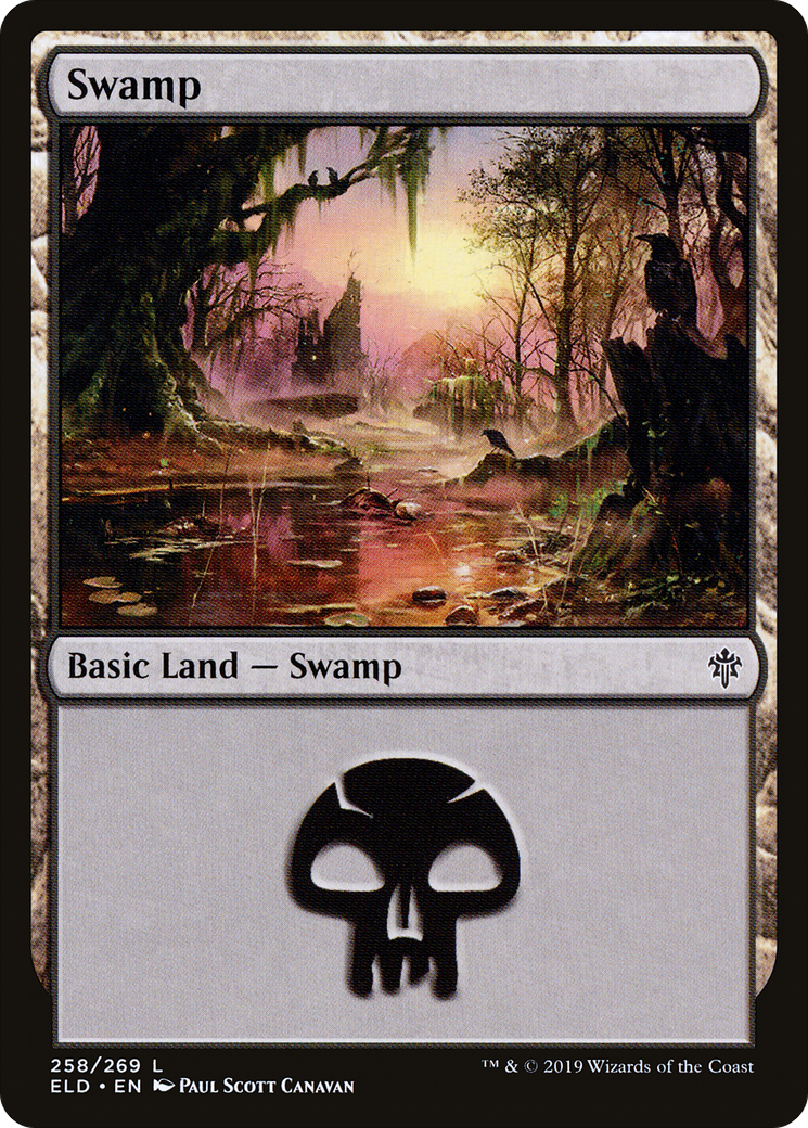 Swamp (258) [Throne of Eldraine] Foil