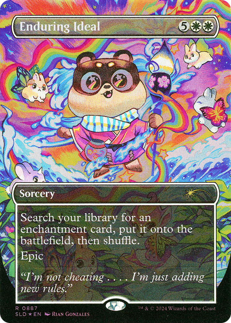 Enduring Ideal (Rainbow Foil) (-887) [Secret Lair Drop Series]  Foil