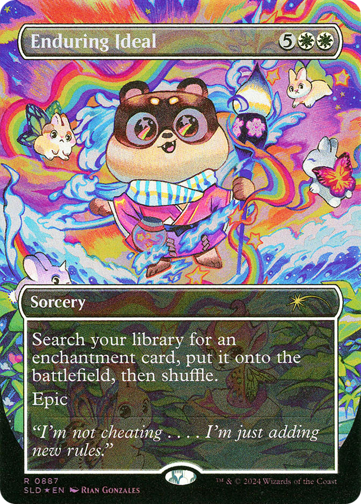 Enduring Ideal (Rainbow Foil) (-887) [Secret Lair Drop Series]  Foil