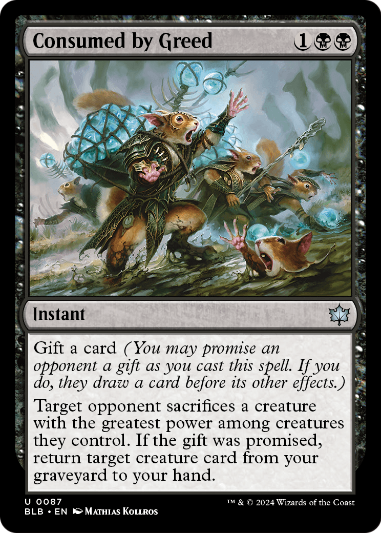Consumed by Greed [Bloomburrow] Foil
