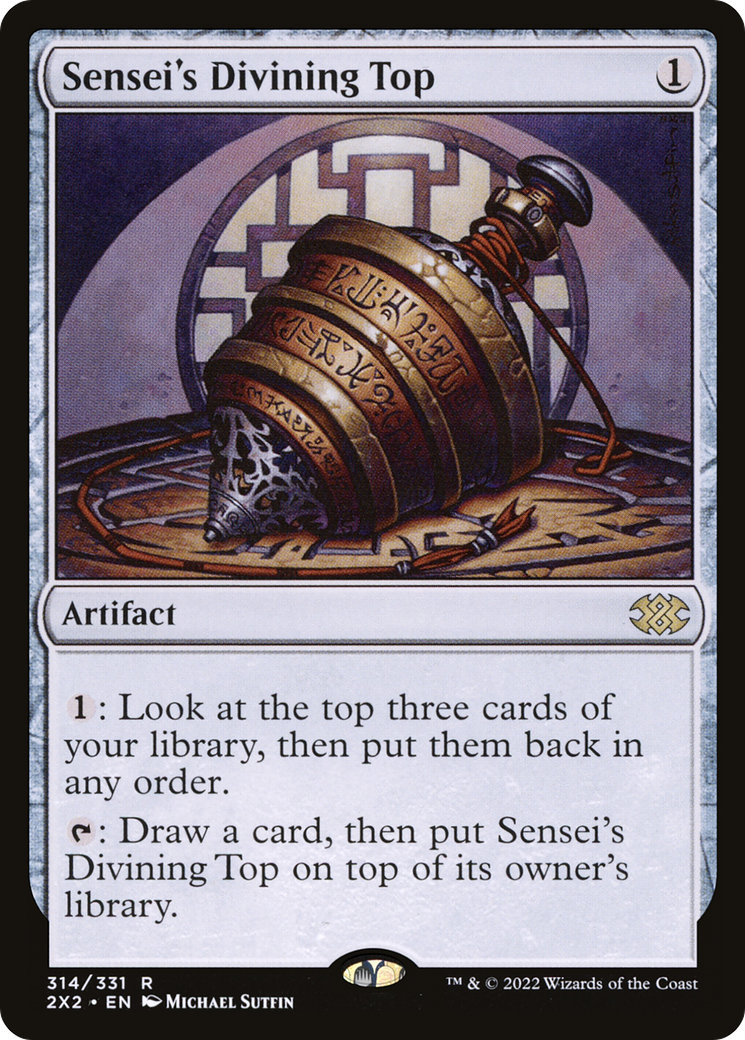 Sensei's Divining Top [Double Masters 2022] Foil