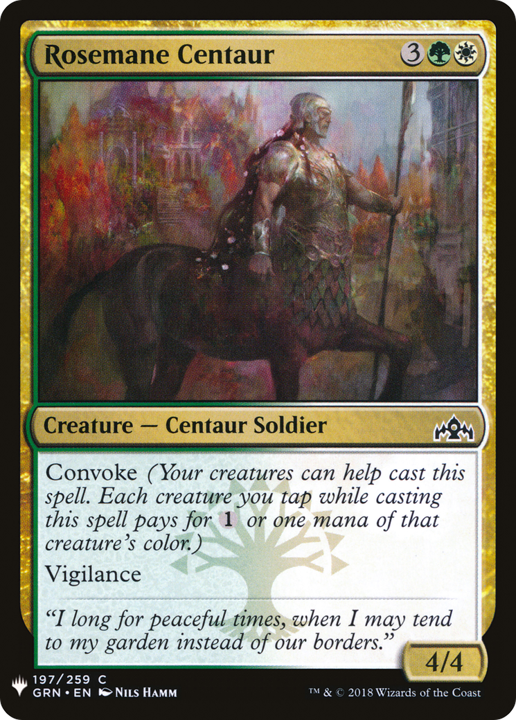 Rosemane Centaur |  (GRN-197) [The List]