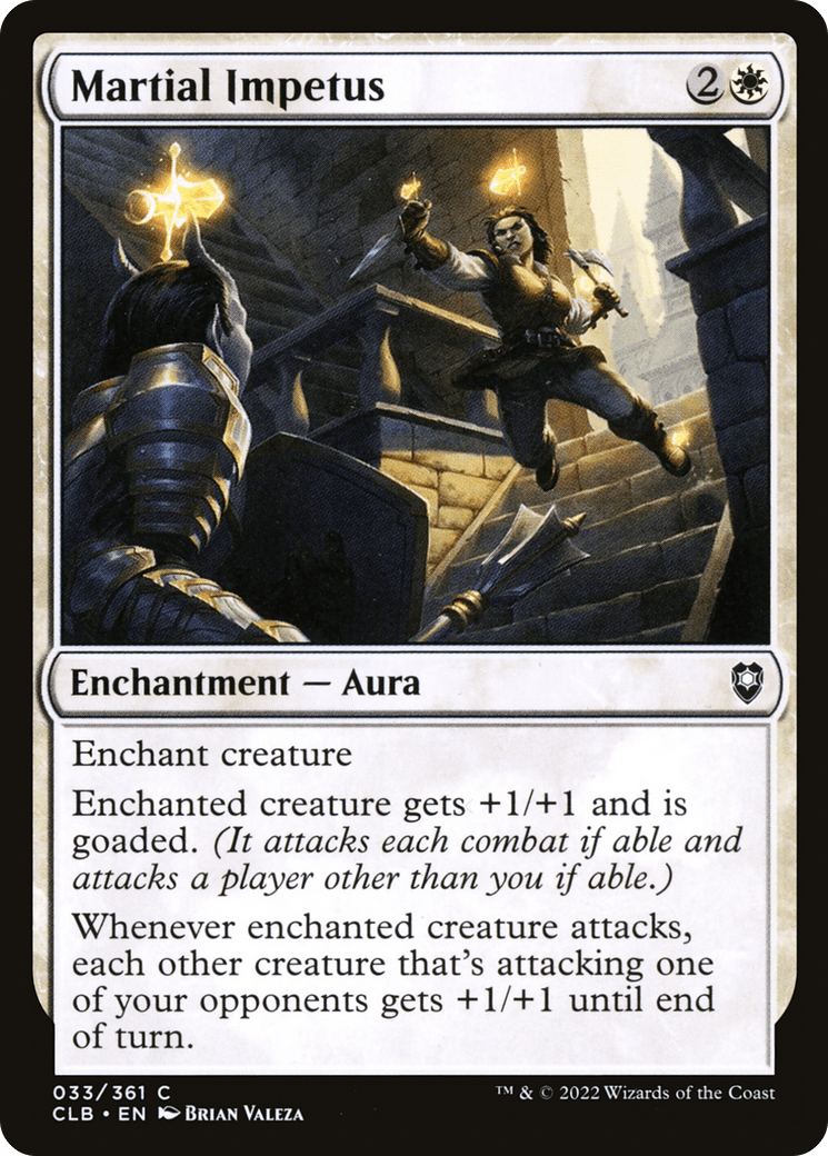 Martial Impetus [Commander Legends: Battle for Baldur's Gate] Foil