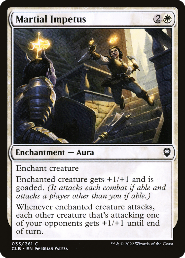 Martial Impetus [Commander Legends: Battle for Baldur's Gate] Foil
