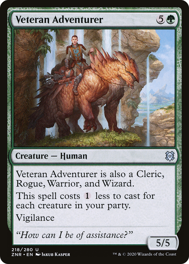Veteran Adventurer [Zendikar Rising] Foil