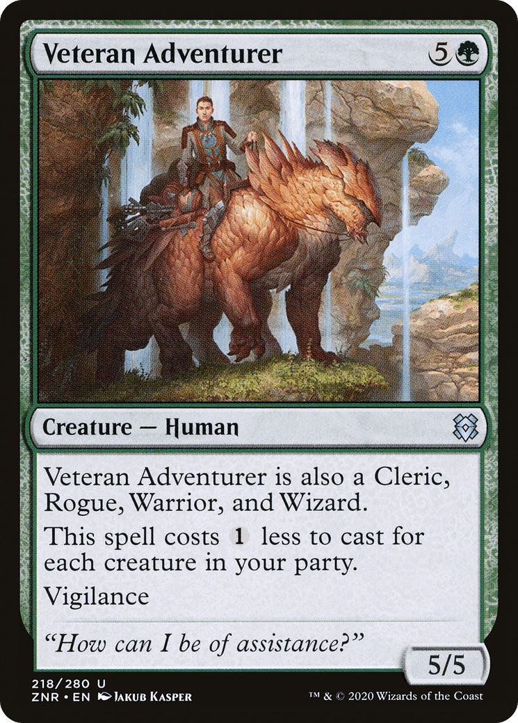 Veteran Adventurer [Zendikar Rising] Foil