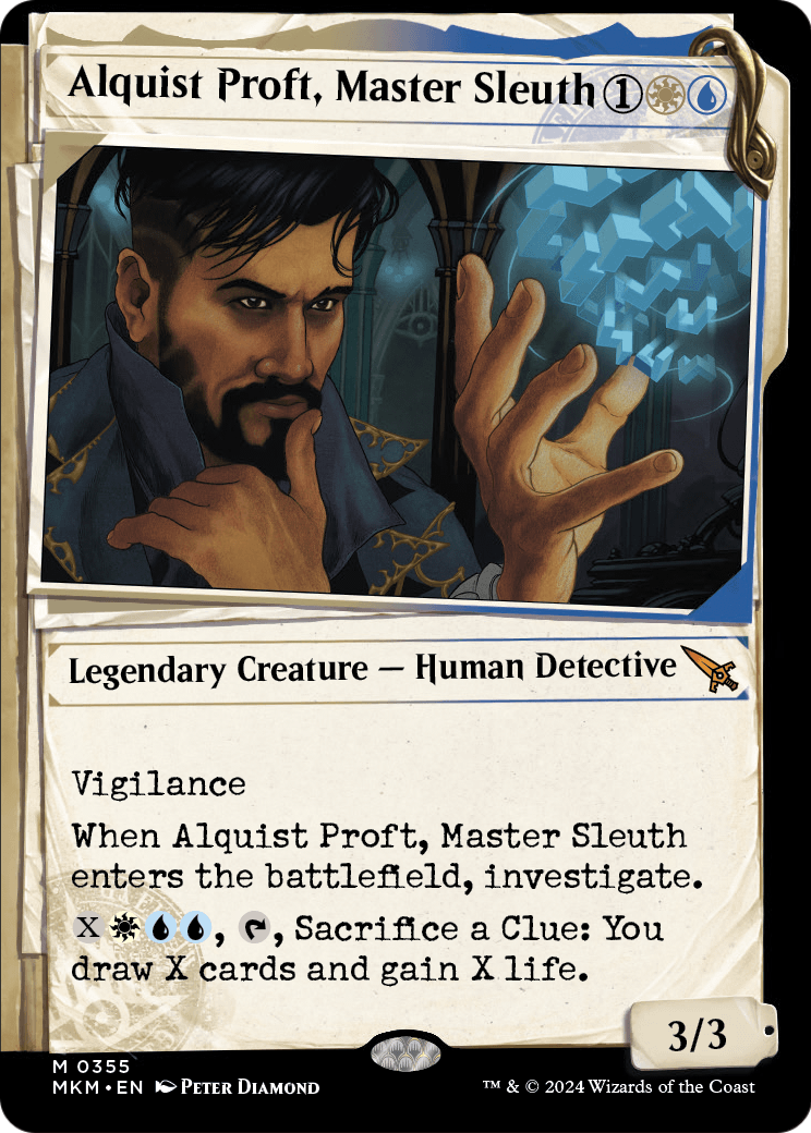 Alquist Proft, Master Sleuth (Showcase) [Murders at Karlov Manor] Foil