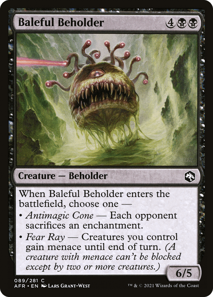 Baleful Beholder [Dungeons & Dragons: Adventures in the Forgotten Realms] Foil