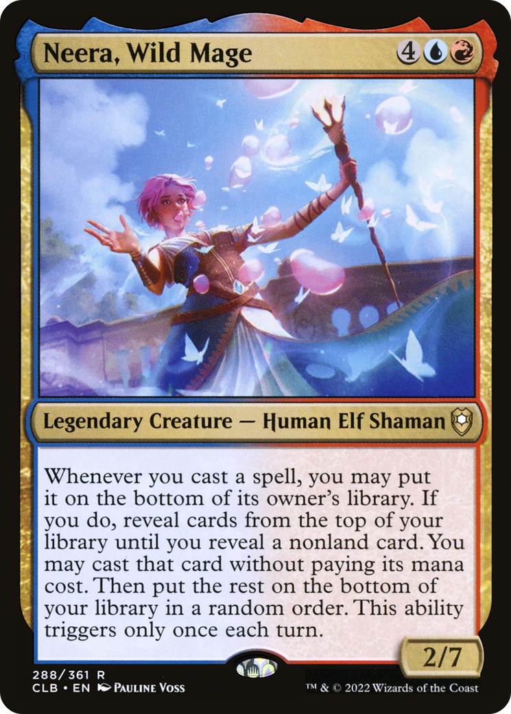 Neera, Wild Mage [Commander Legends: Battle for Baldur's Gate] Foil