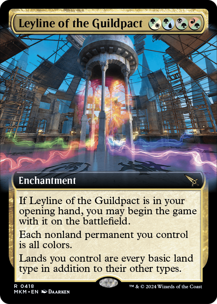 Leyline of the Guildpact (Extended Art) [Murders at Karlov Manor] Foil