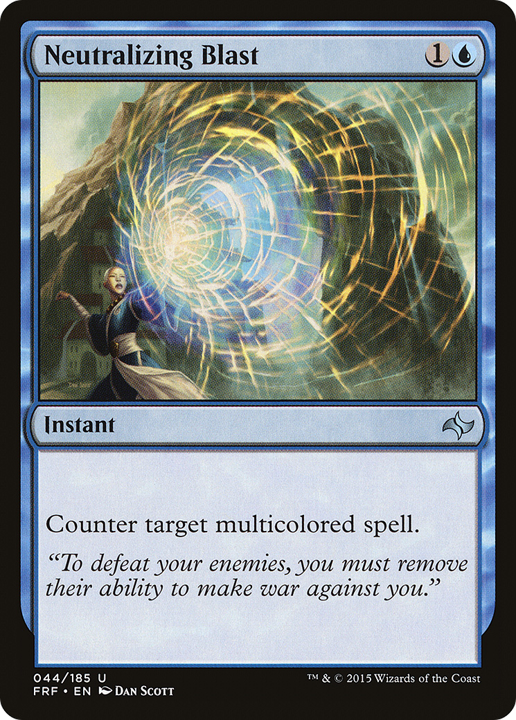 Neutralizing Blast [Fate Reforged] Foil