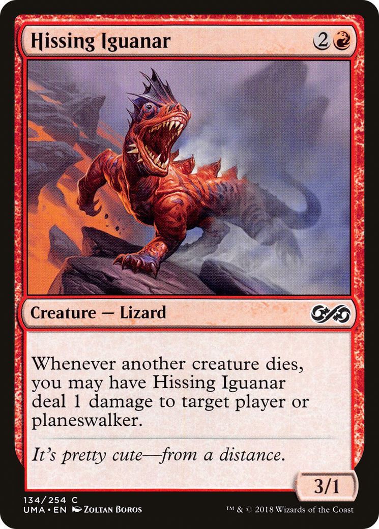 Hissing Iguanar [Ultimate Masters] Foil