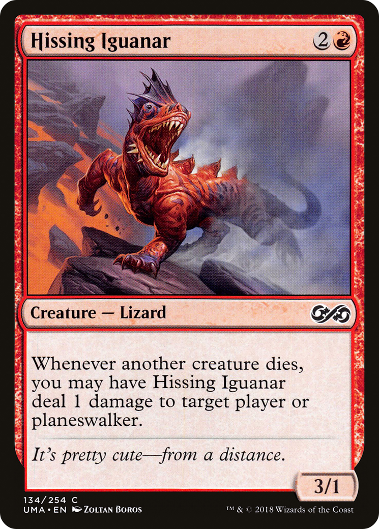 Hissing Iguanar [Ultimate Masters] Foil