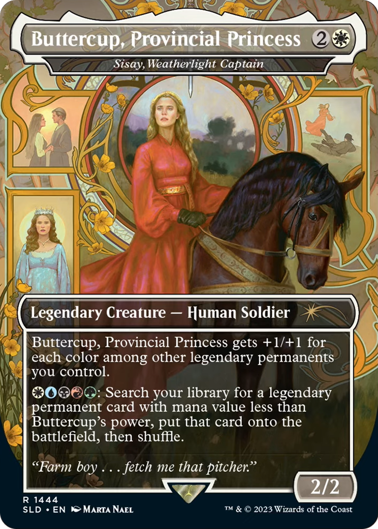 Buttercup, Provincial Princess - Sisay, Weatherlight Captain [Secret Lair Drop Series] Foil