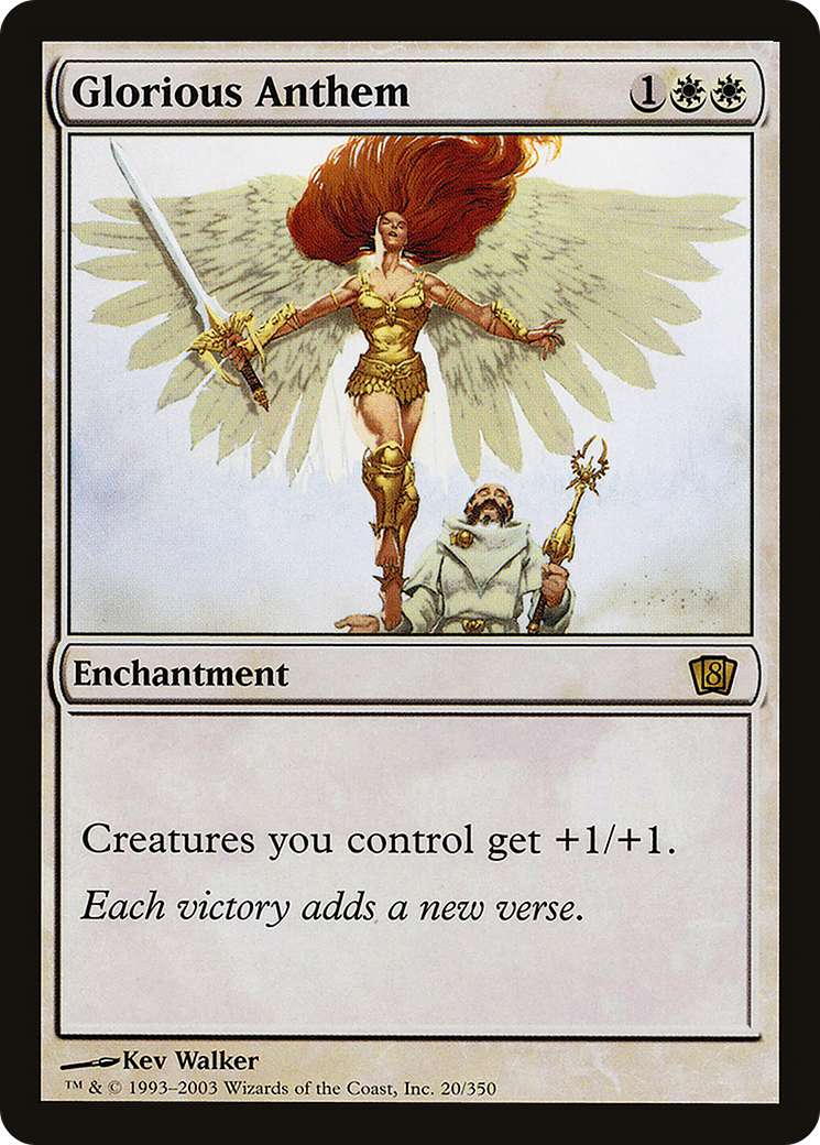 Glorious Anthem [Eighth Edition] Foil