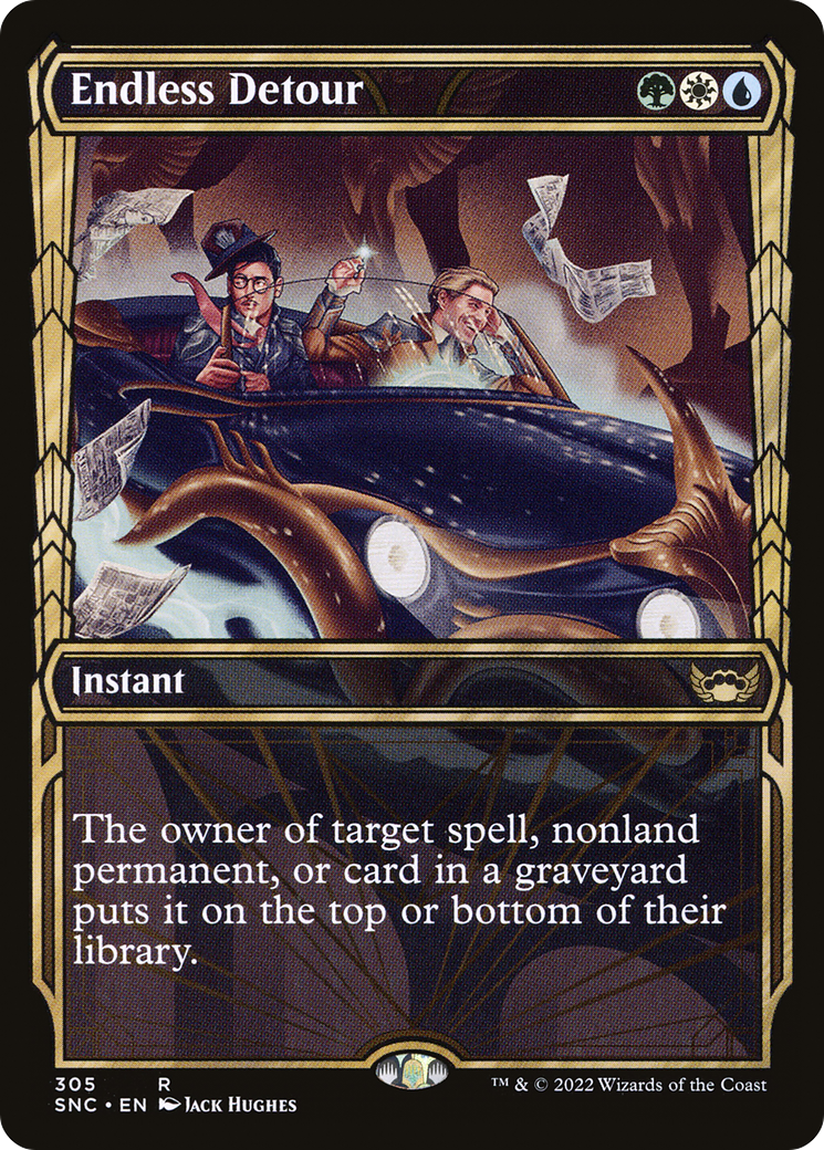 Endless Detour (Showcase Golden Age) [Streets of New Capenna] Foil