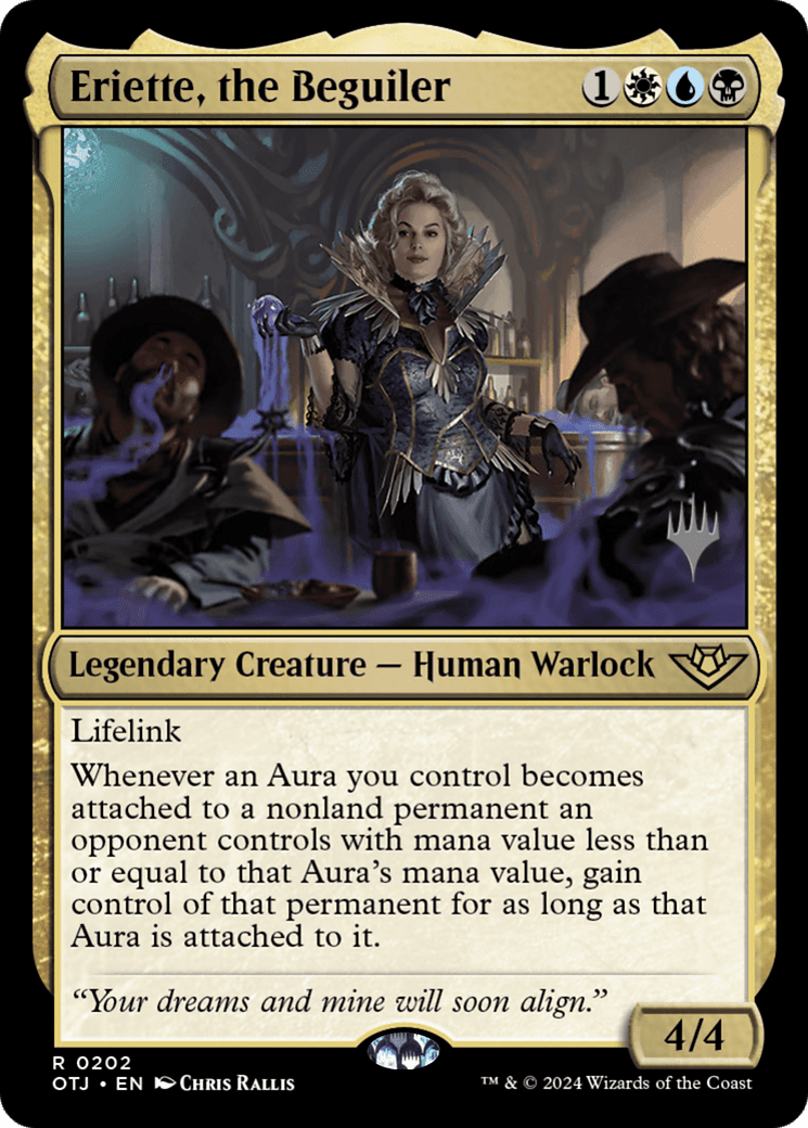 Eriette, the Beguiler (Promo Pack) [Outlaws of Thunder Junction Promos] Foil