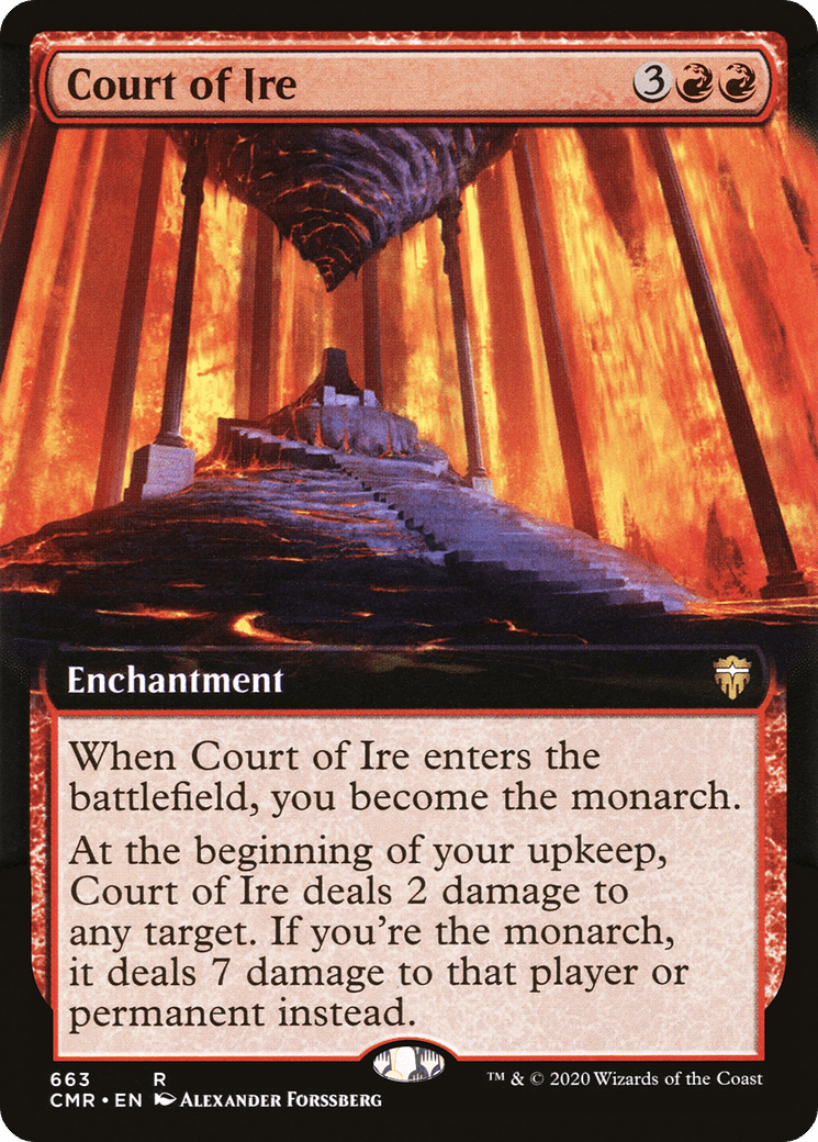 Court of Ire (Extended Art) [Commander Legends] Foil