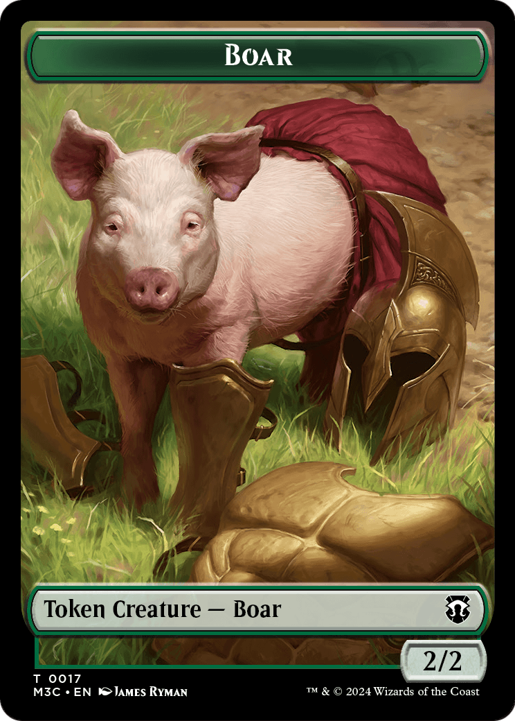 Boar (TM3C-017) - Modern Horizons 3 Commander Tokens