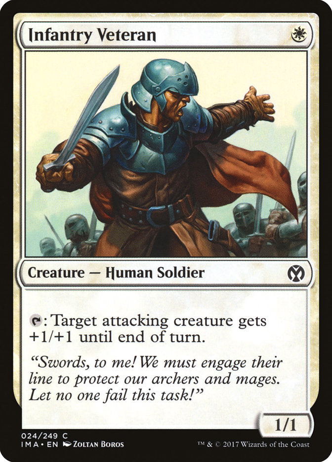 Infantry Veteran 24/249 (Iconic Masters)  - Foil