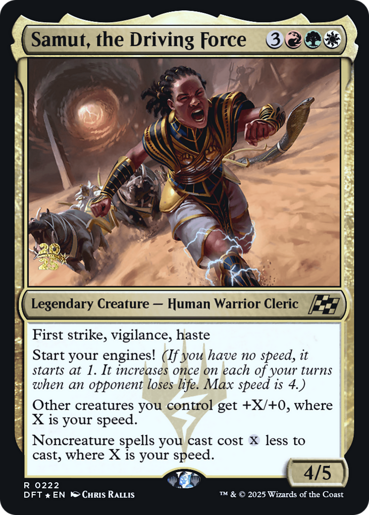 Samut, the Driving Force (-222) [Prerelease Cards]  Foil