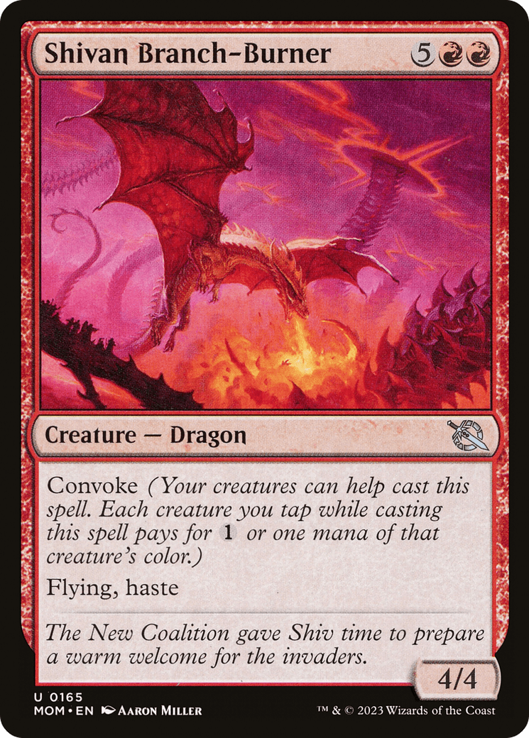 Shivan Branch-Burner [March of the Machine] Foil