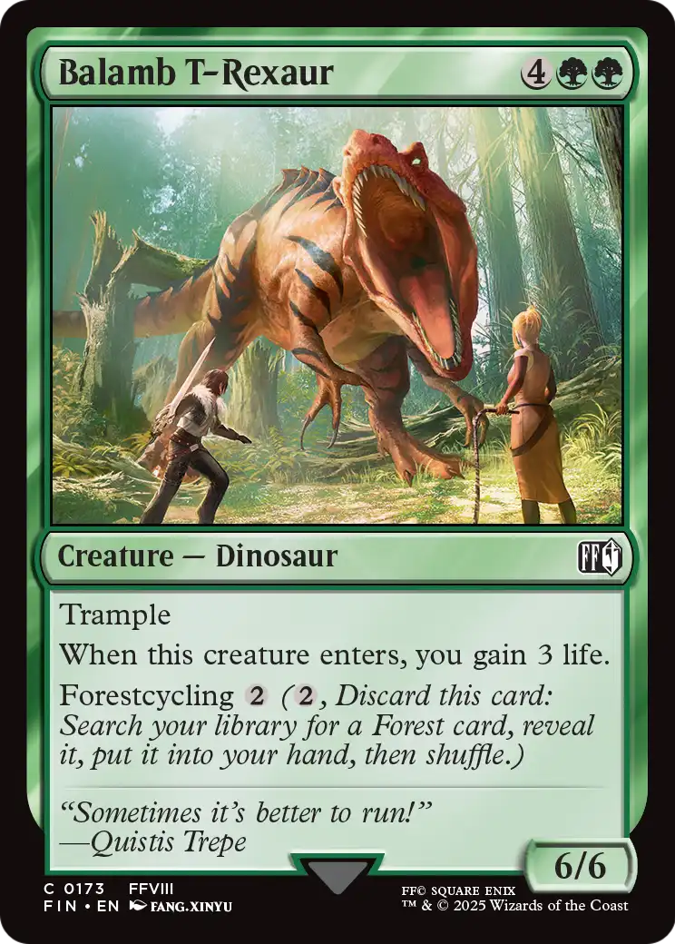 Balamb T-Rexaur (173) [FINAL FANTASY]