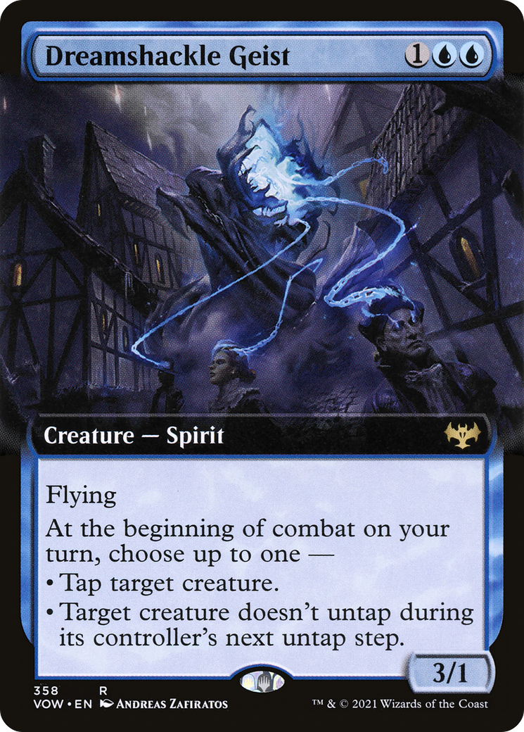 Dreamshackle Geist (Extended Art) [Innistrad: Crimson Vow] Foil