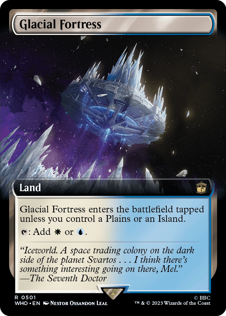 Glacial Fortress (Extended Art) [Doctor Who] Foil