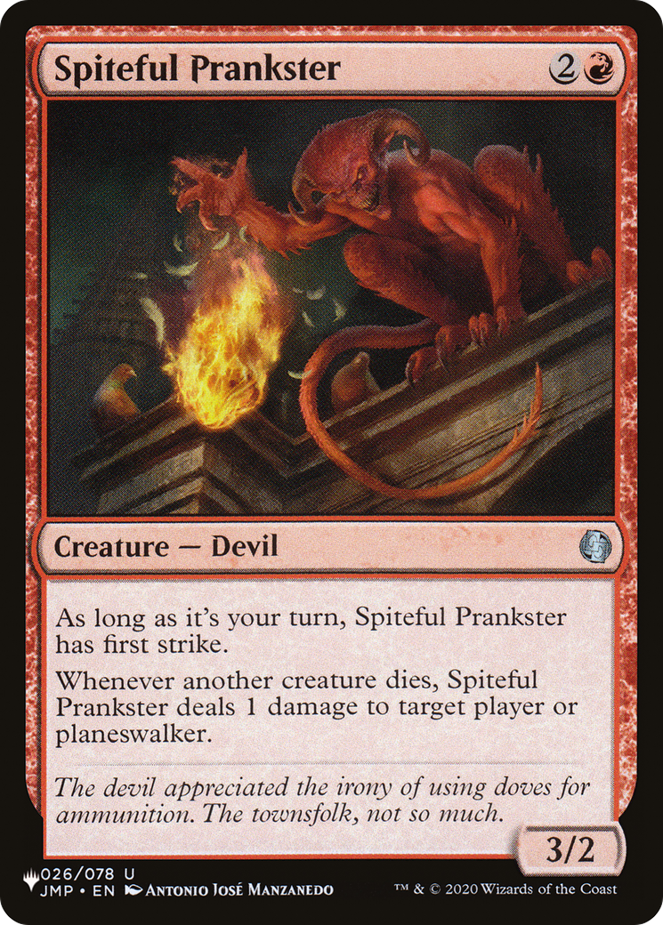 Spiteful Prankster |  (JMP-26) [The List]
