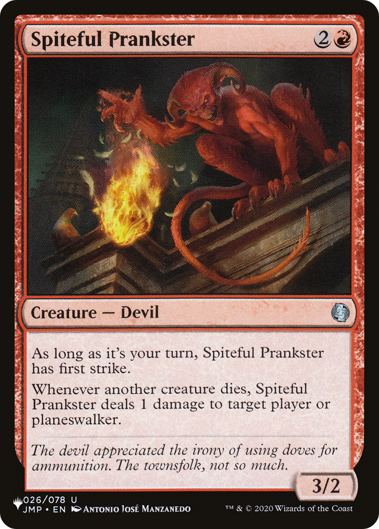 Spiteful Prankster |  (JMP-26) [The List]