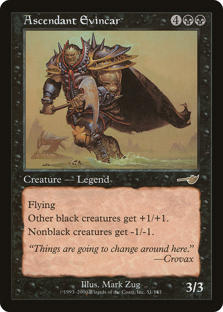 Ascendant Evincar [Nemesis] Foil