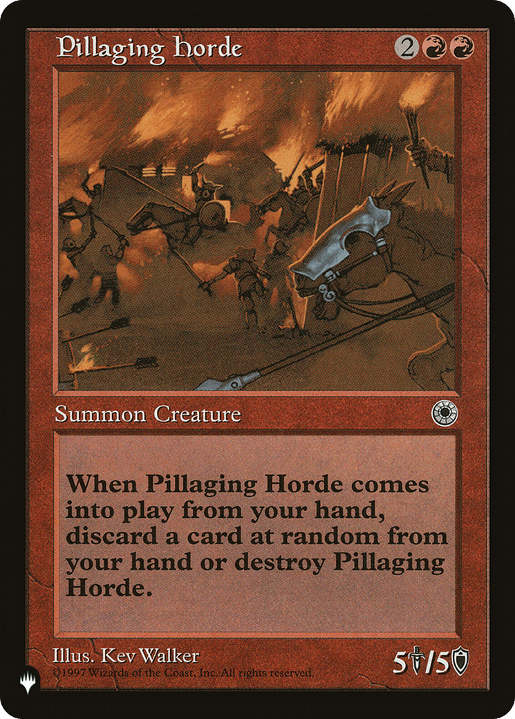 Pillaging Horde |  (POR-142) [The List]
