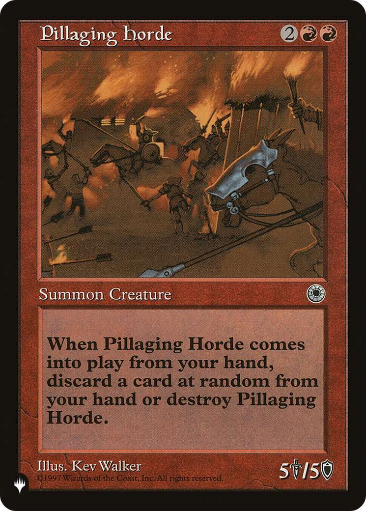 Pillaging Horde |  (POR-142) [The List]