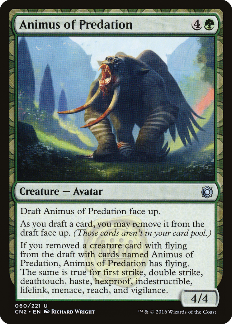 Animus of Predation [Conspiracy: Take the Crown] Foil