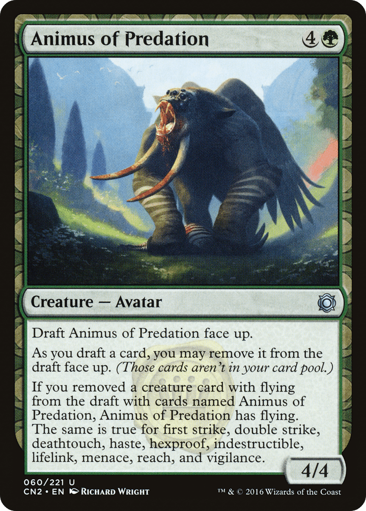 Animus of Predation [Conspiracy: Take the Crown] Foil
