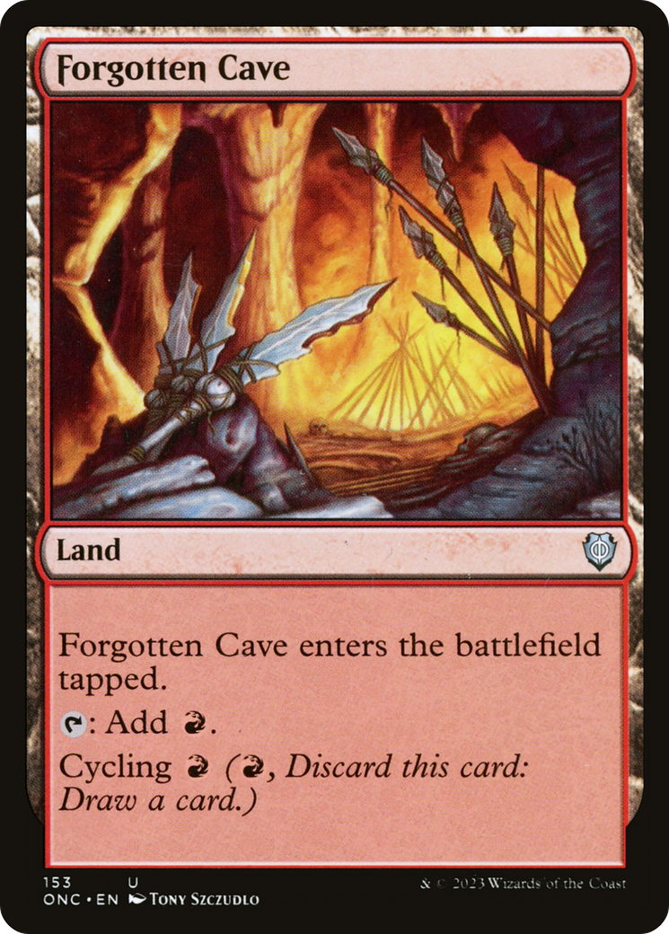 Forgotten Cave [Phyrexia: All Will Be One Commander]