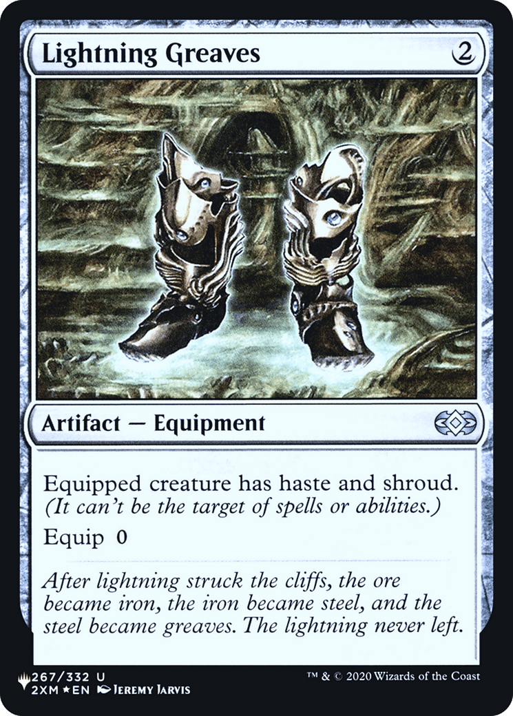 Lightning Greaves |  Foil (2XM-267) [The List]