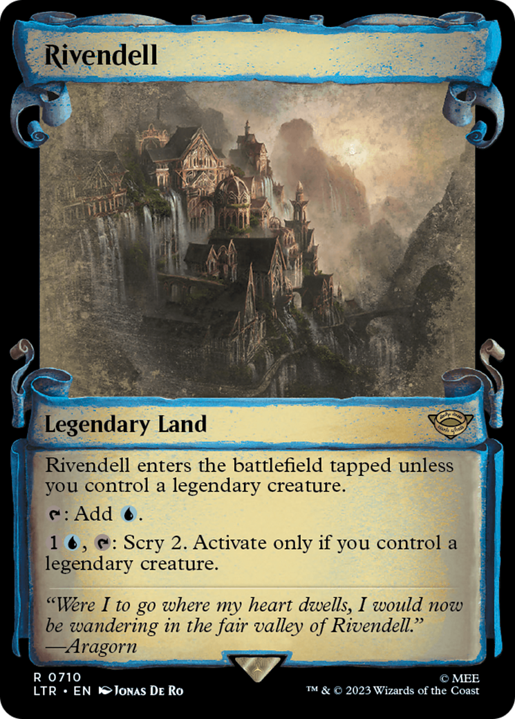 Rivendell [The Lord of the Rings: Tales of Middle-Earth Showcase Scrolls] Foil