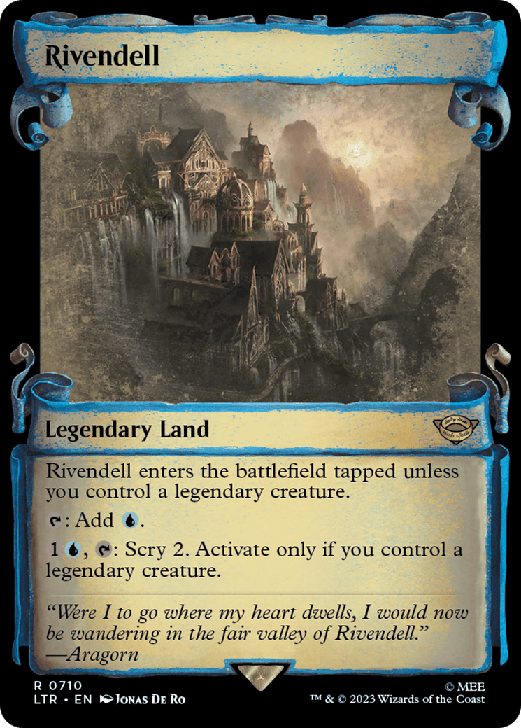 Rivendell [The Lord of the Rings: Tales of Middle-Earth Showcase Scrolls] Foil