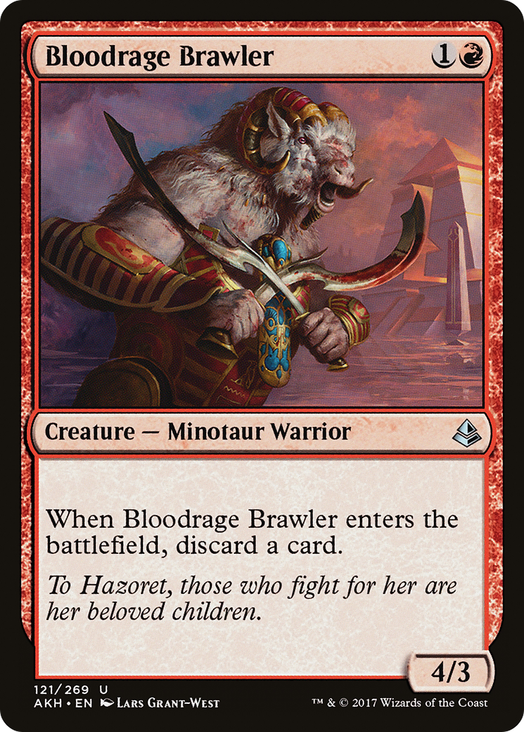 Bloodrage Brawler [Amonkhet] Foil