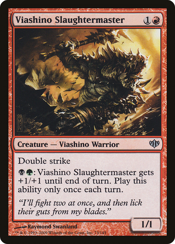 Viashino Slaughtermaster [Conflux] Foil