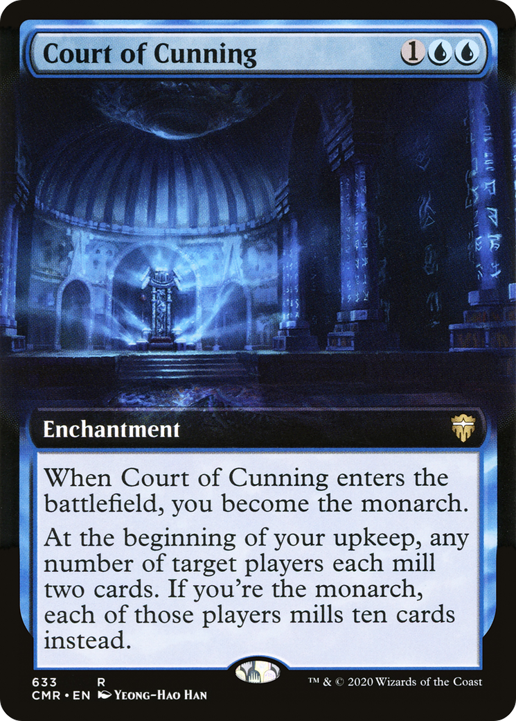 Court of Cunning (Extended Art) [Commander Legends] Foil