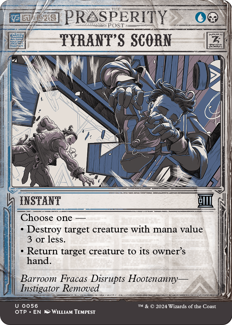 Tyrant's Scorn [Outlaws of Thunder Junction: Breaking News] Foil