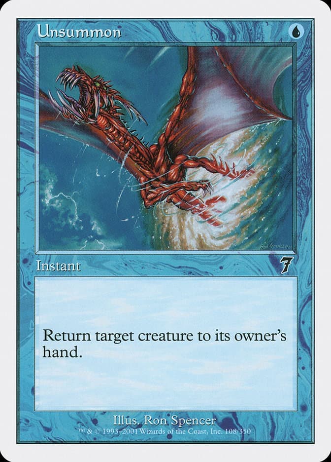 Unsummon [Seventh Edition] Foil