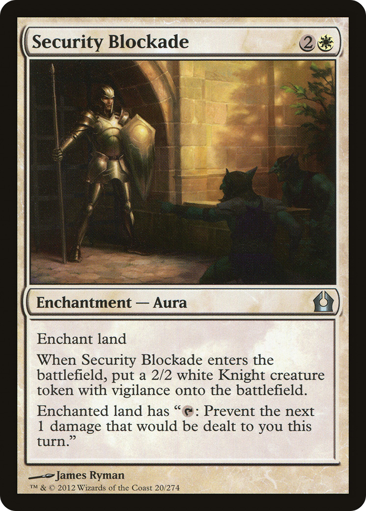 Security Blockade [Return to Ravnica] Foil